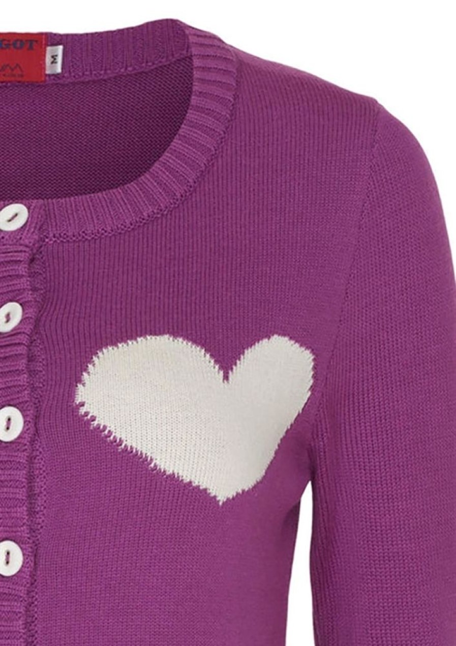 Cardigans & Strik Margot | Margot Cardigan Moloko Purplelove No 1510