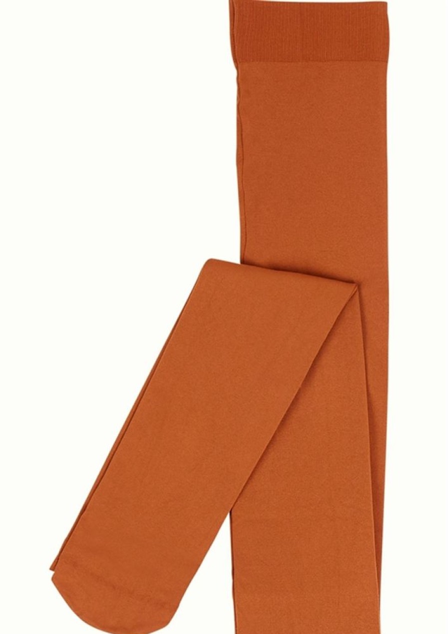 Stromper & Tights King Louie | King Louie Strompebukser Solid Cognac Orange