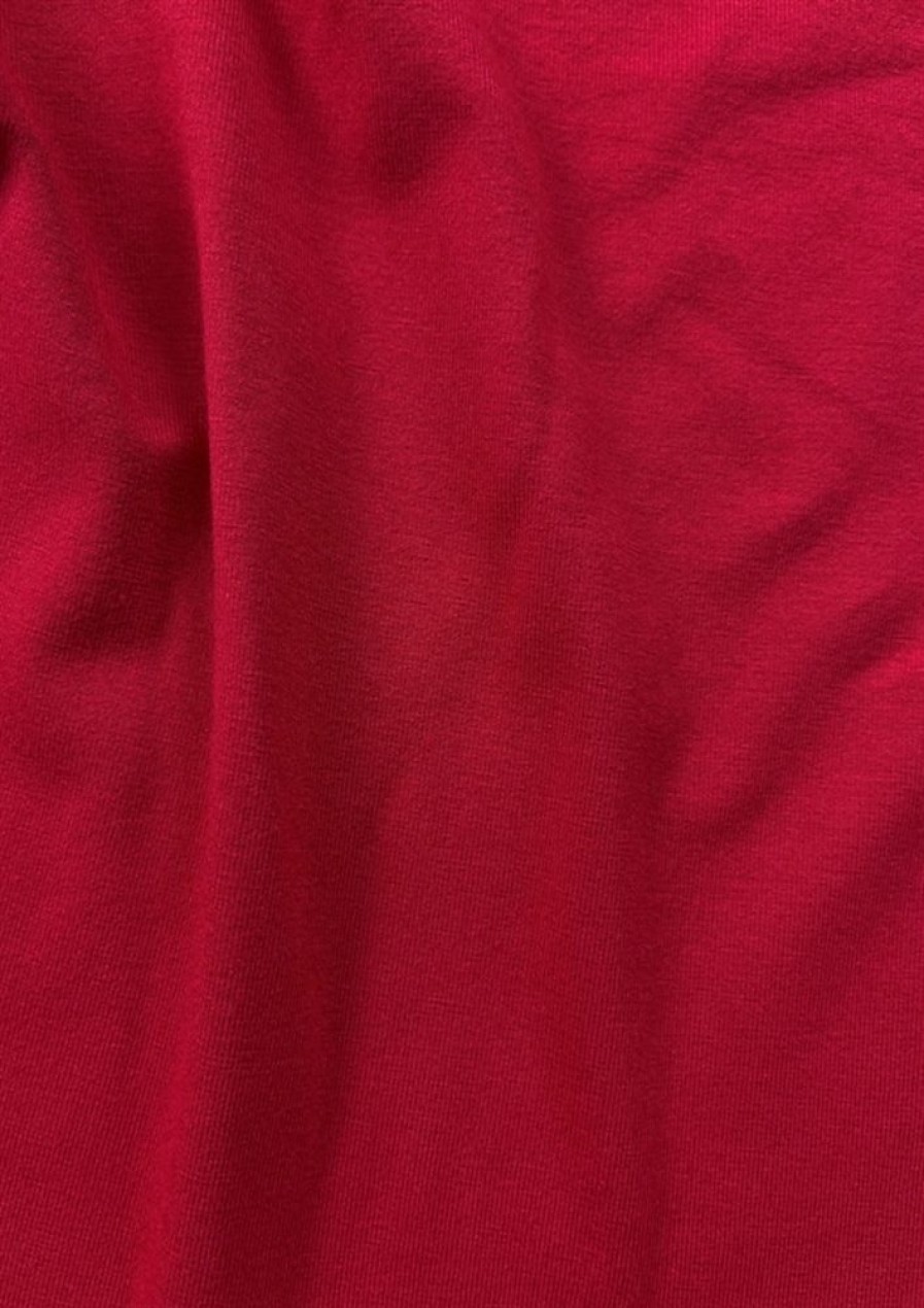 Toppe & T-Shirts du Milde | Du Milde T-Shirt Alberta Basic Short Sleeve Red