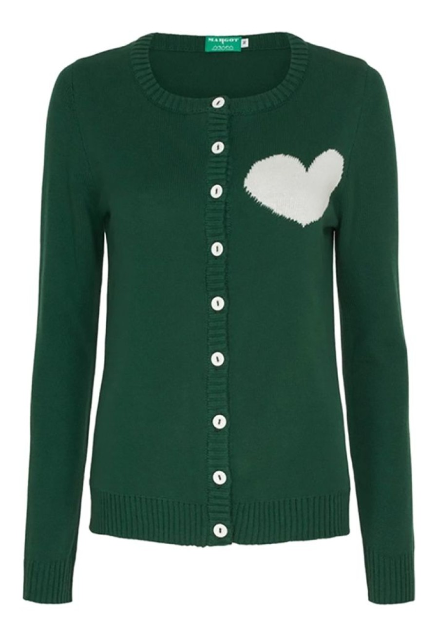 Cardigans & Strik Margot | Margot Cardigan Emerald Greenlove No 1513