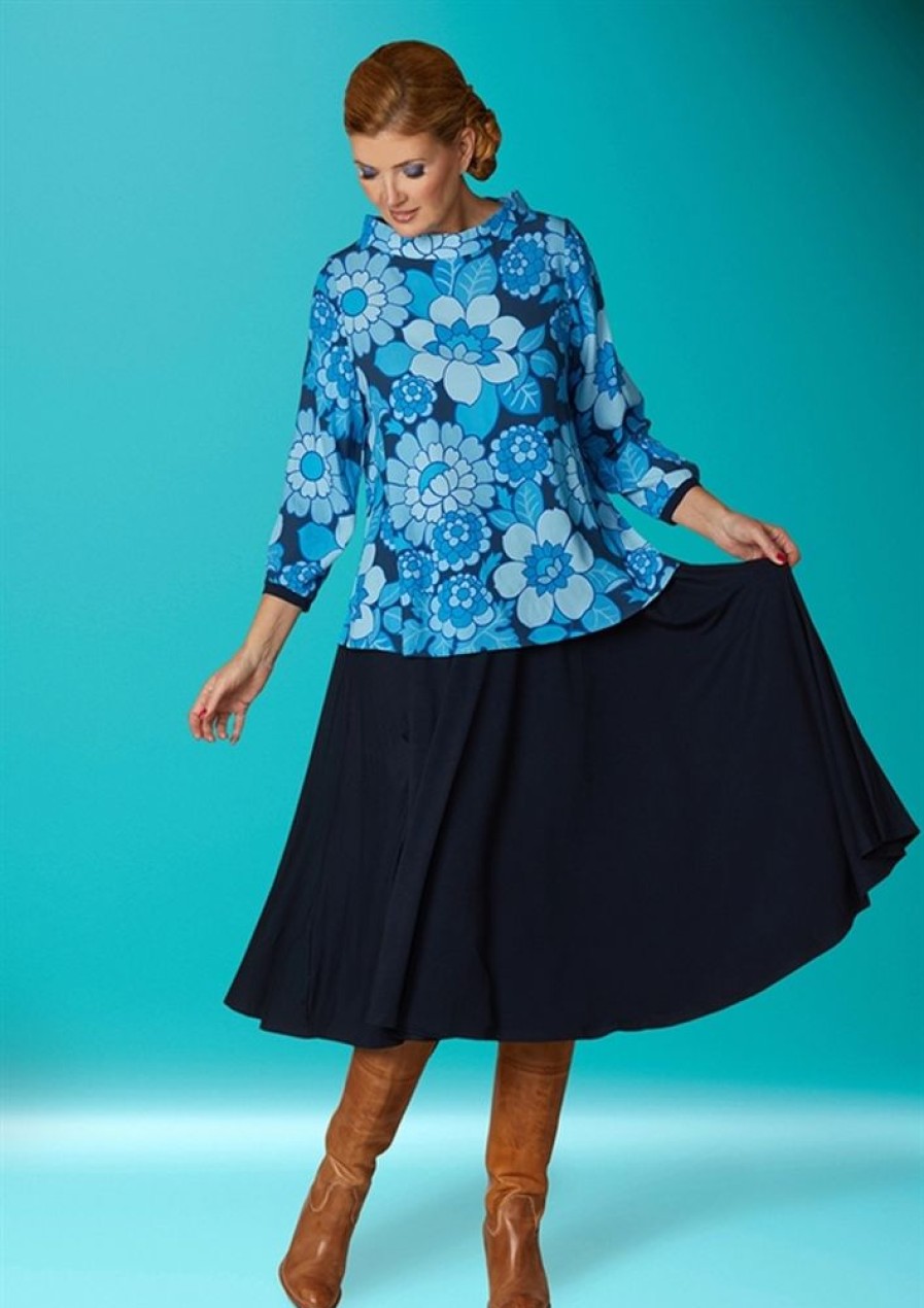 Bluser & Skjorter du Milde etc. | Du Milde Etc. Bluse The Blue Garden Etsnowdrop
