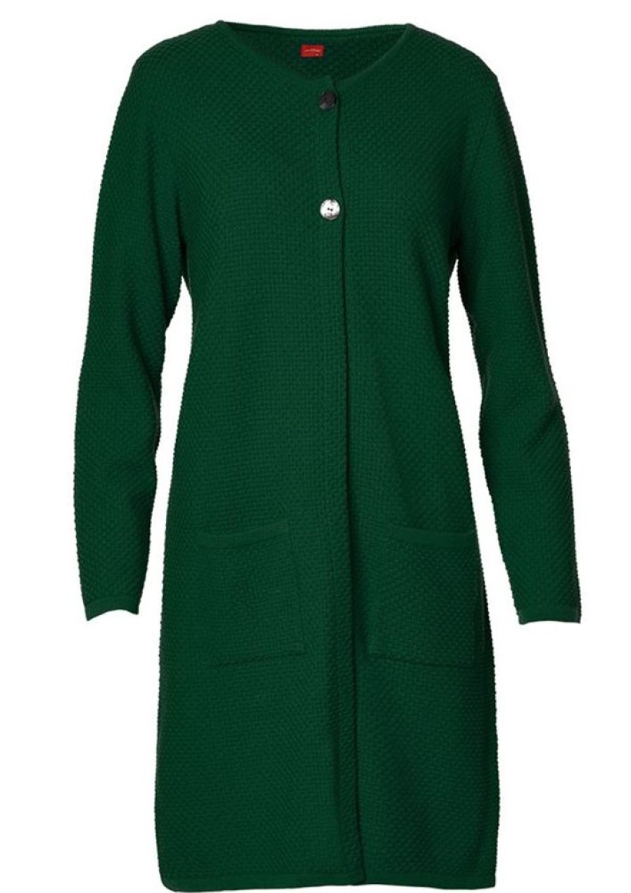Cardigans & Strik du Milde etc. | Du Milde Etc Strik Cardigan Daisy Dark Green