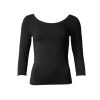 Toppe & T-Shirts du Milde | Du Milde T-Shirt Dutrinnis Long Sleeve Black