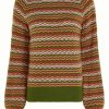 Cardigans & Strik King Louie | King Louie Bluse Raglan Sweater Twitty Olive Green