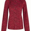 Bluser & Skjorter King Louie | King Louie Bluse Carina Blouse Vinti Cherry Red