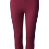 Stromper & Tights du Milde | Du Milde Leggings Short Dark Cherry