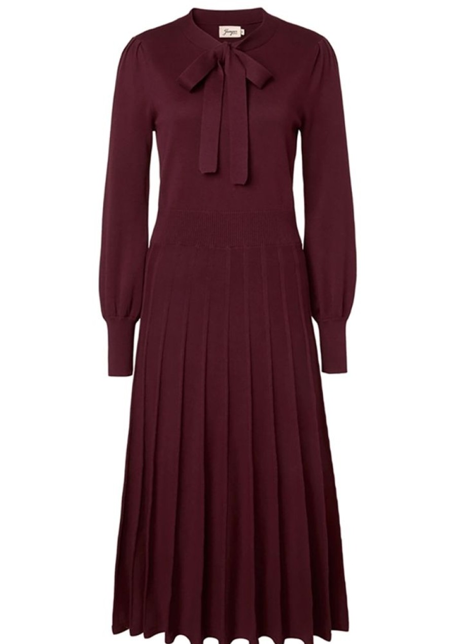 Kjoler Jumperfabriken | Jumperfabriken Kjole Valerie Dress Wine