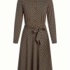 Kjoler King Louie | King Louie Kjole Sheeva Dress Dusty Carbernet Red