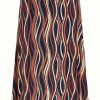Nederdele King Louie | King Louie Nederdel Juno Midi Skirt Merrill Blue