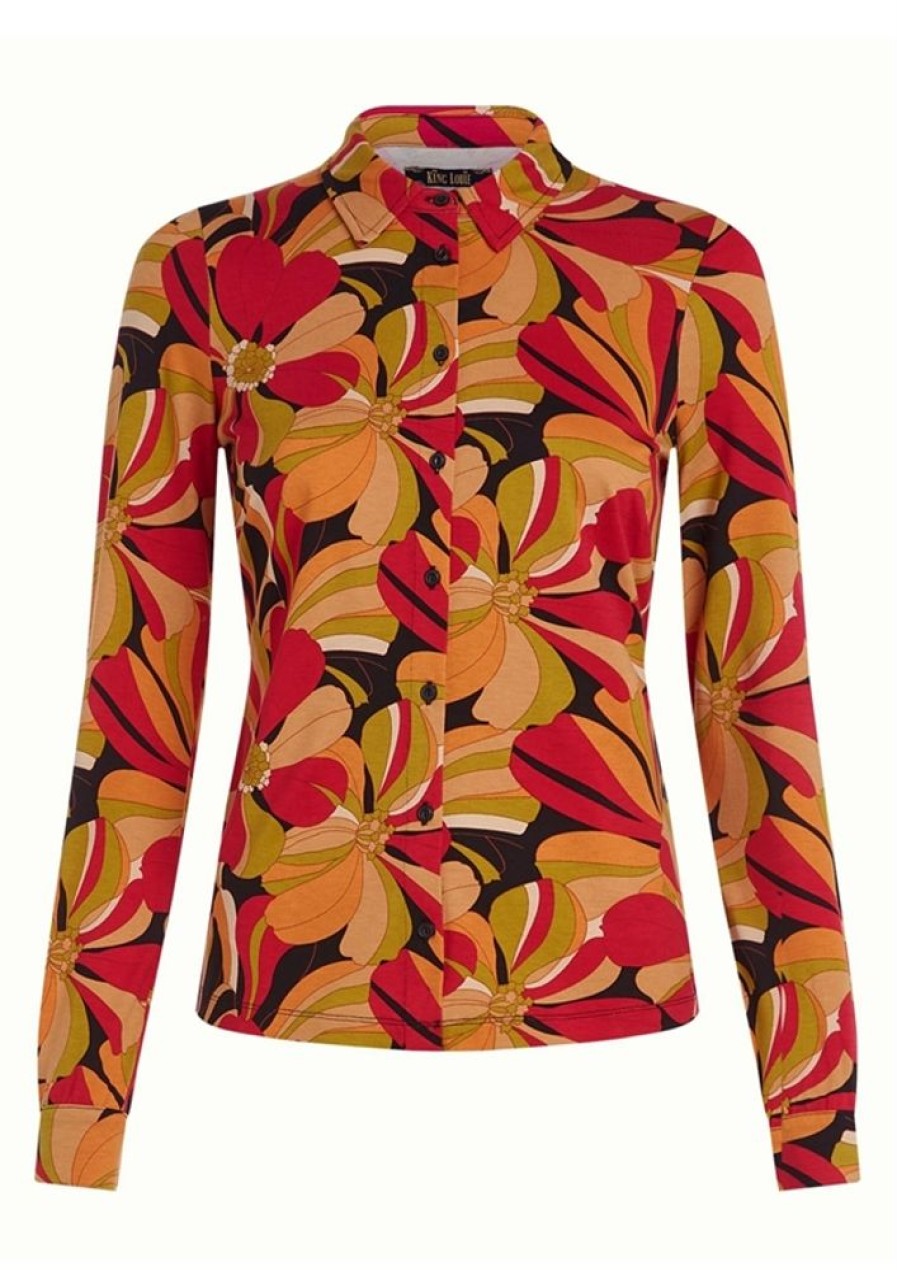 Bluser & Skjorter King Louie | King Louie Bluse Blouse Adore Black