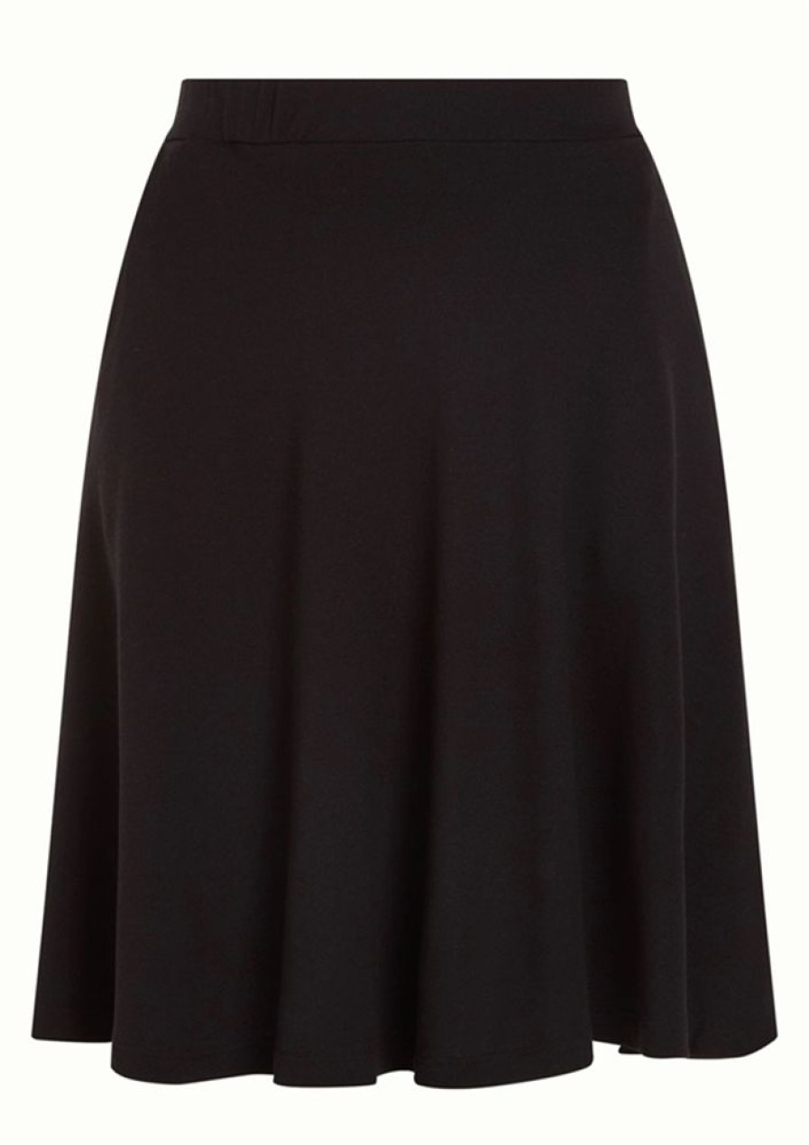 Nederdele King Louie | King Louie Nederdel Serena Skirt Milano Crepe Black