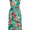 Kjoler King Louie | King Louie Kjole Ellie Dress Riri Aqua Green