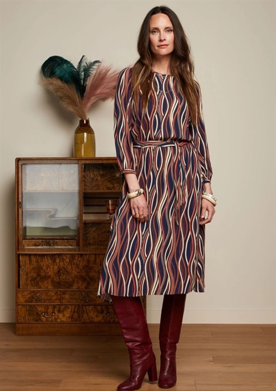 Kjoler King Louie | King Louie Kjole Betty Dress Merrill Blue