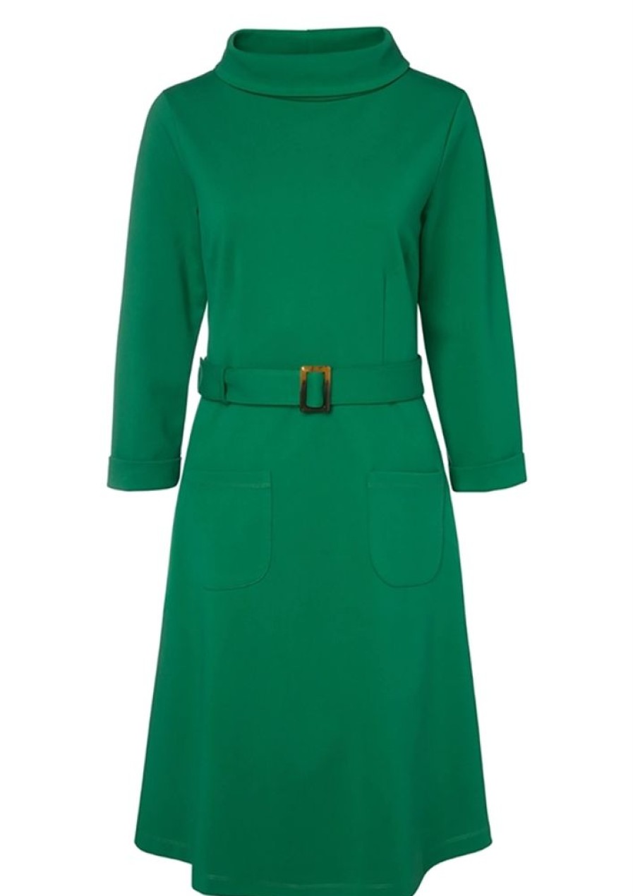 Kjoler Jumperfabriken | Jumperfabriken Kjole Kim Dress Green
