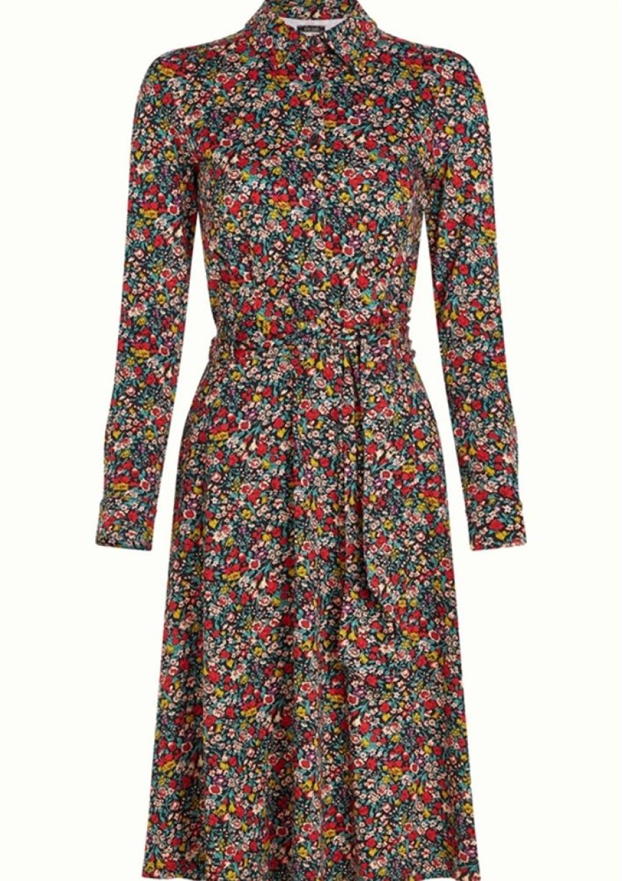 Baeredygtighed King Louie | King Louie Kjole Sheeva Dress Meadow Black
