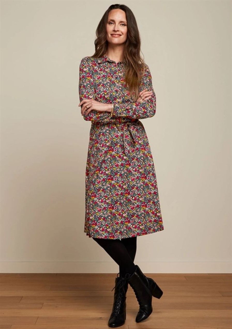Baeredygtighed King Louie | King Louie Kjole Sheeva Dress Meadow Black