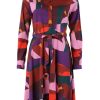 Baeredygtighed Danefæ | Danefae Kjole Daneribe Poplin Dress Dark Bordeaux