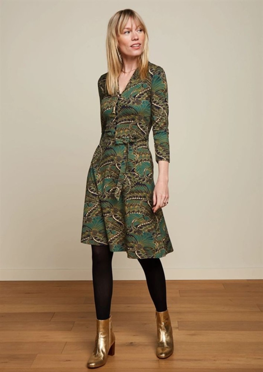 Kjoler King Louie | King Louie Kjole Emmy Dress Venus Blue