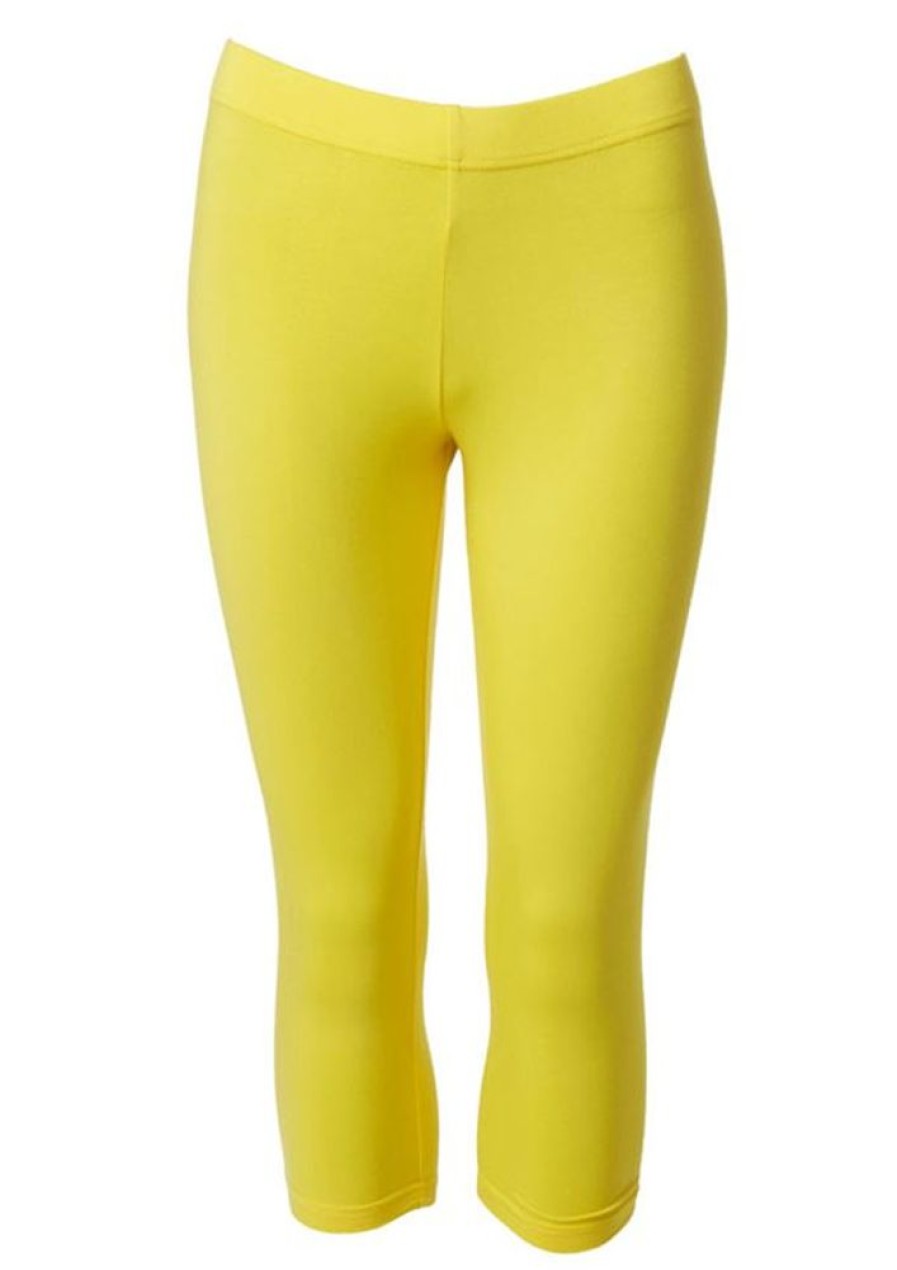 Bukser, Jeans & Leggings du Milde | Du Milde Leggings Short Gul