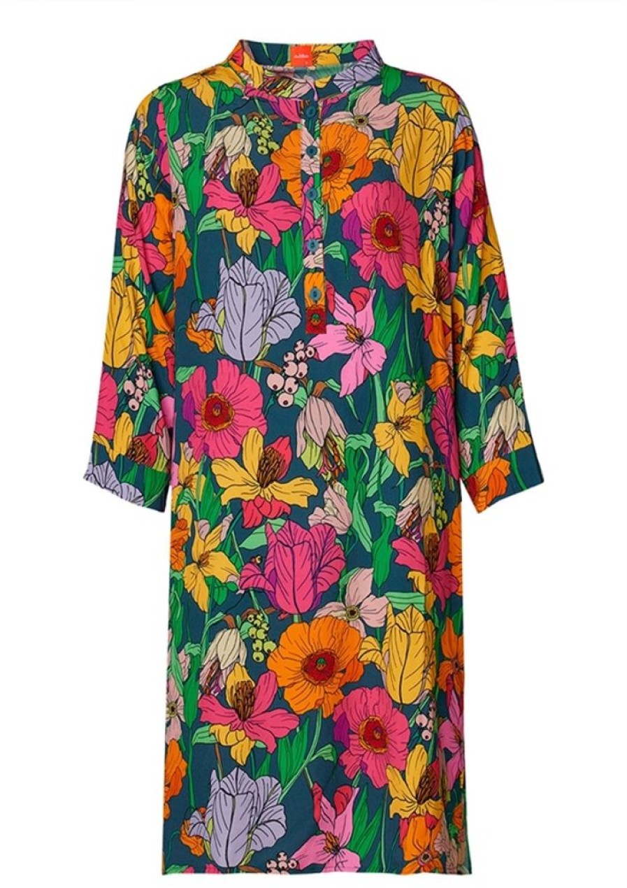 Baeredygtighed du Milde | Du Milde Kjole Colourful Poppies Ducarly