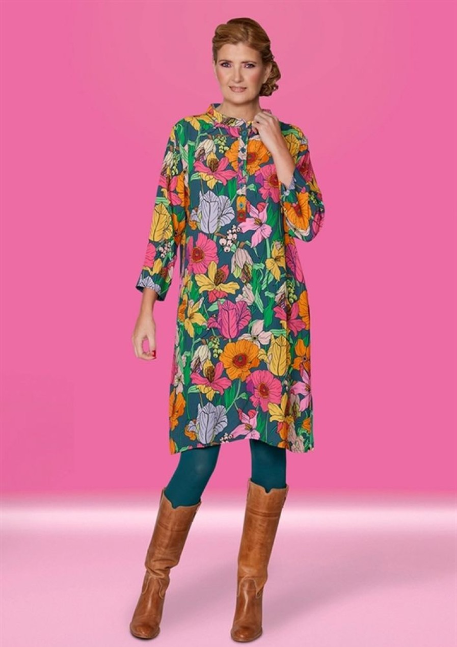 Baeredygtighed du Milde | Du Milde Kjole Colourful Poppies Ducarly