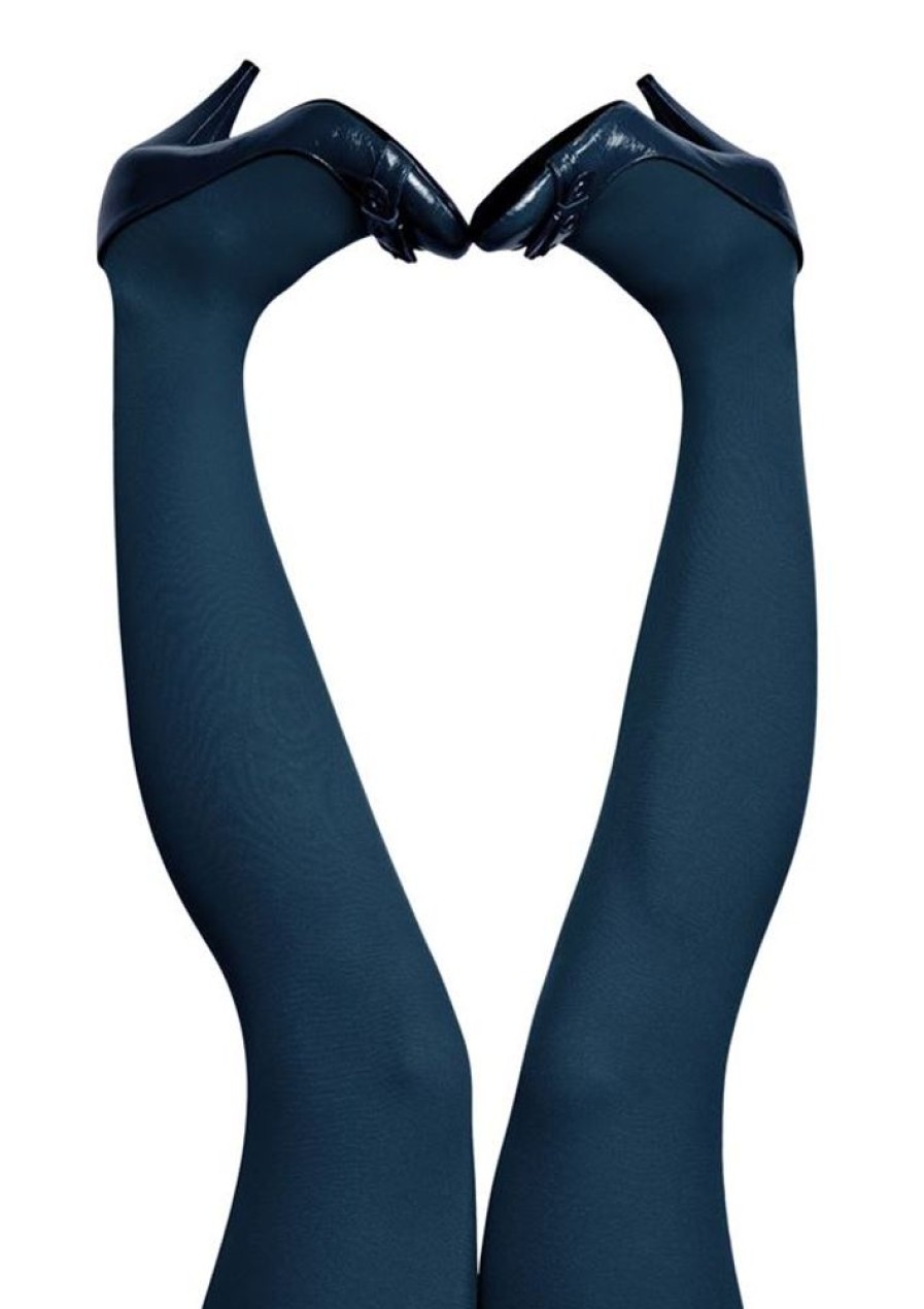 Stromper & Tights du Milde | Du Milde Strompebukser Midnight Blue 130 Denier