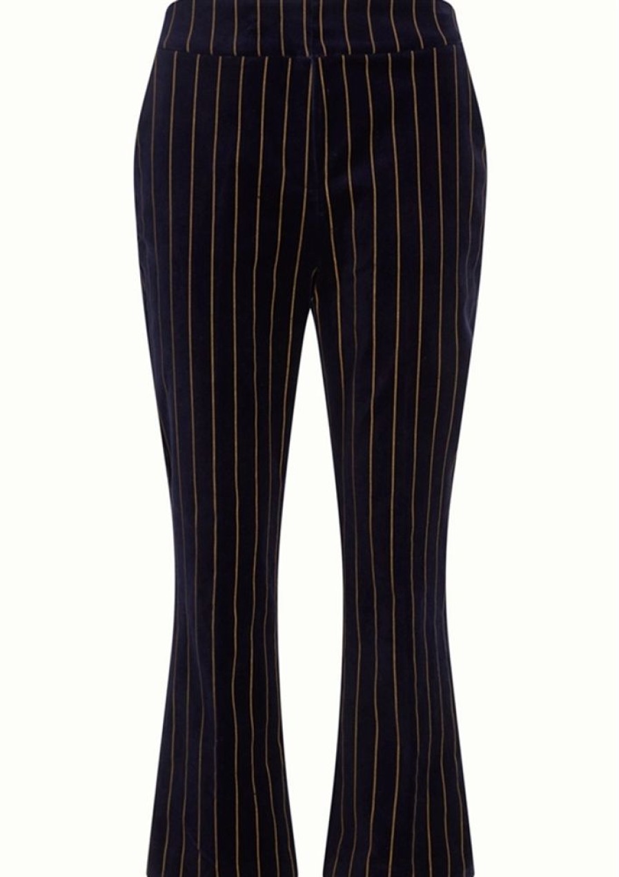 Bukser, Jeans & Leggings King Louie | King Louie Bukser Jenny Pants Pinstripe Blue