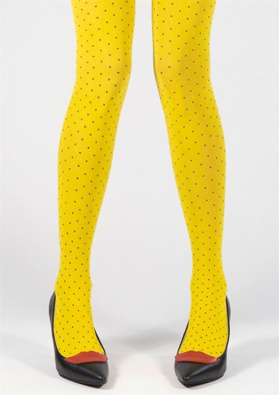 Stromper & Tights Margot | Margot Strompebukser Polka Banana No 2083