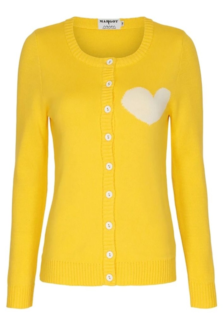 Cardigans & Strik Margot | Margot Cardigan Sunny Lemonlove No 1511