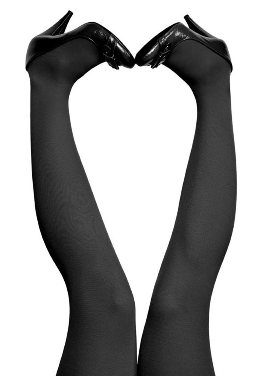 Stromper & Tights du Milde | Du Milde Strompebukser Black Night 130 Denier