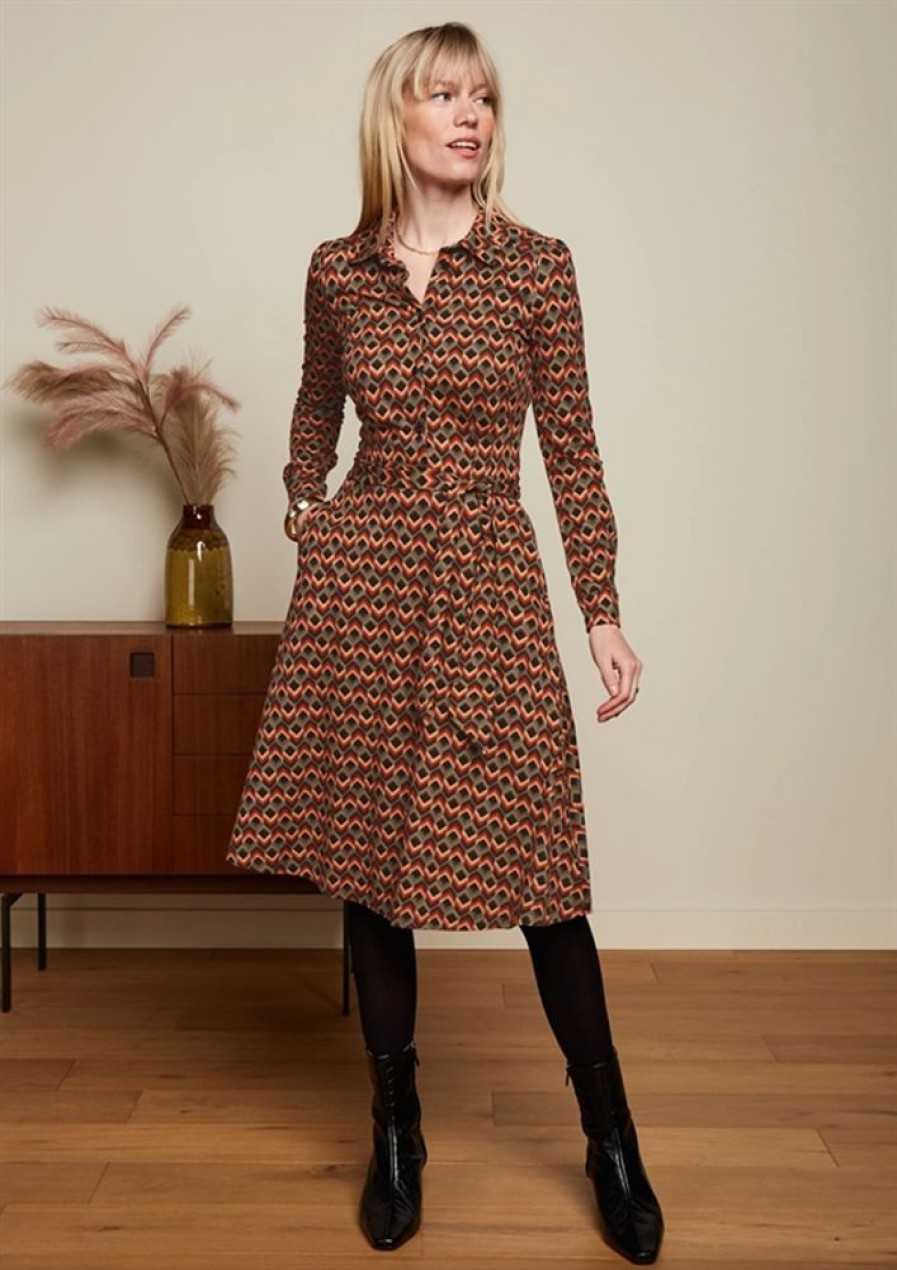 Baeredygtighed King Louie | King Louie Kjole Sheeva Dress Quentin Black
