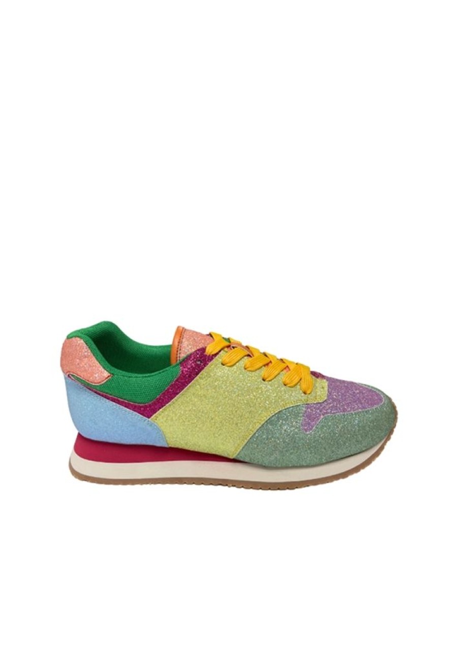 Sko/Sandaler/Stovler Lola Ramona | Lola Ramona Sneakers Serena Multi Glitter