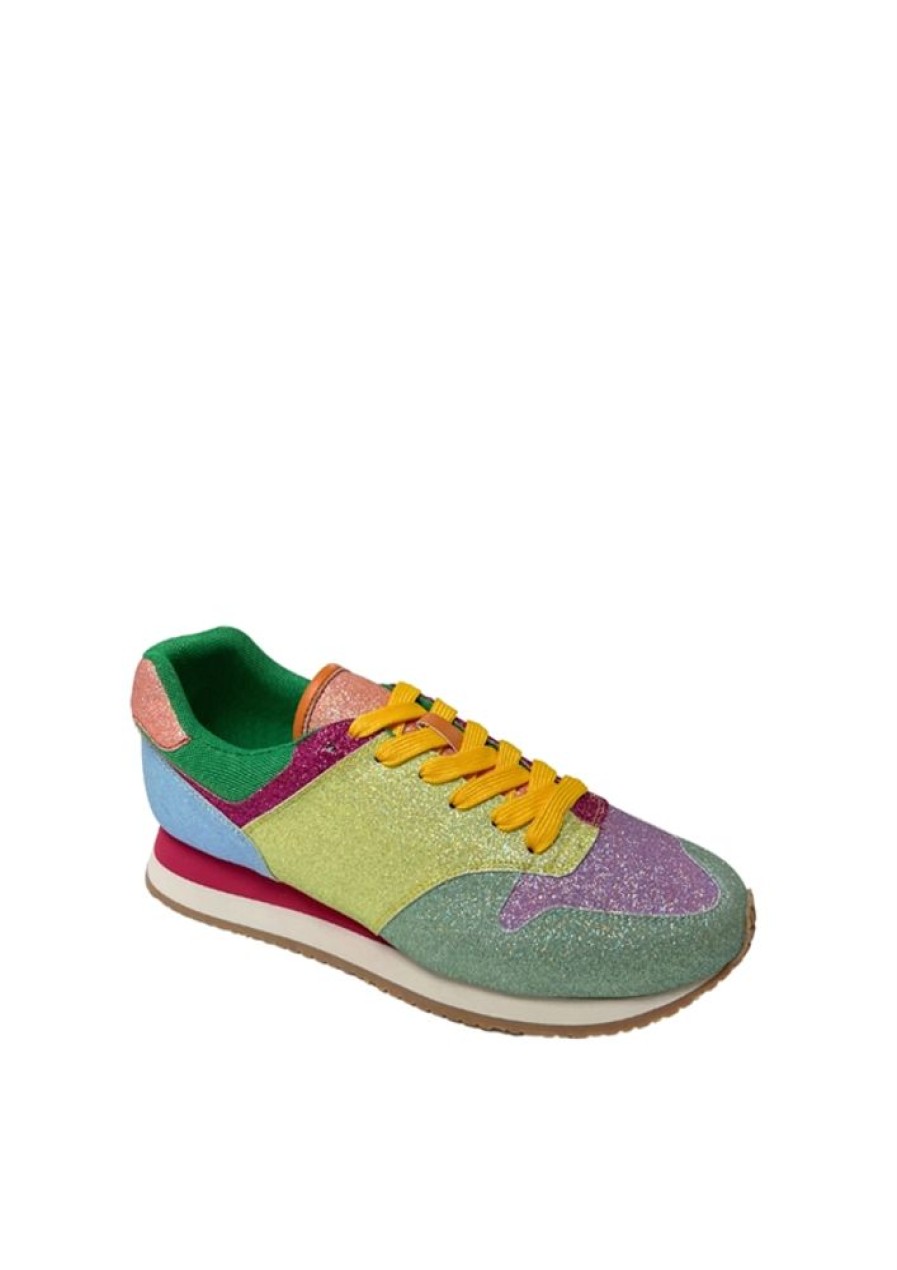 Sko/Sandaler/Stovler Lola Ramona | Lola Ramona Sneakers Serena Multi Glitter