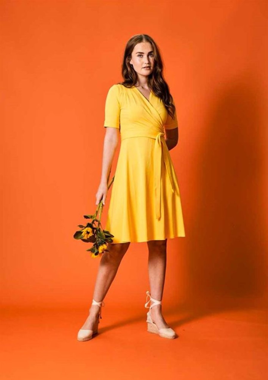Kjoler Jumperfabriken | Jumperfabriken Kjole Fanny Yellow