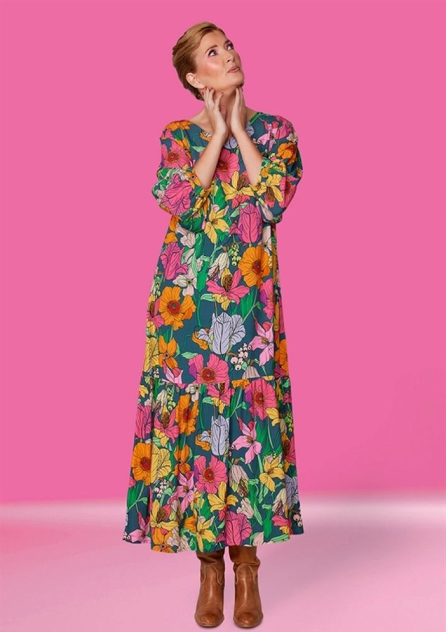 Baeredygtighed du Milde | Du Milde Kjole Colourful Poppies Duchristina