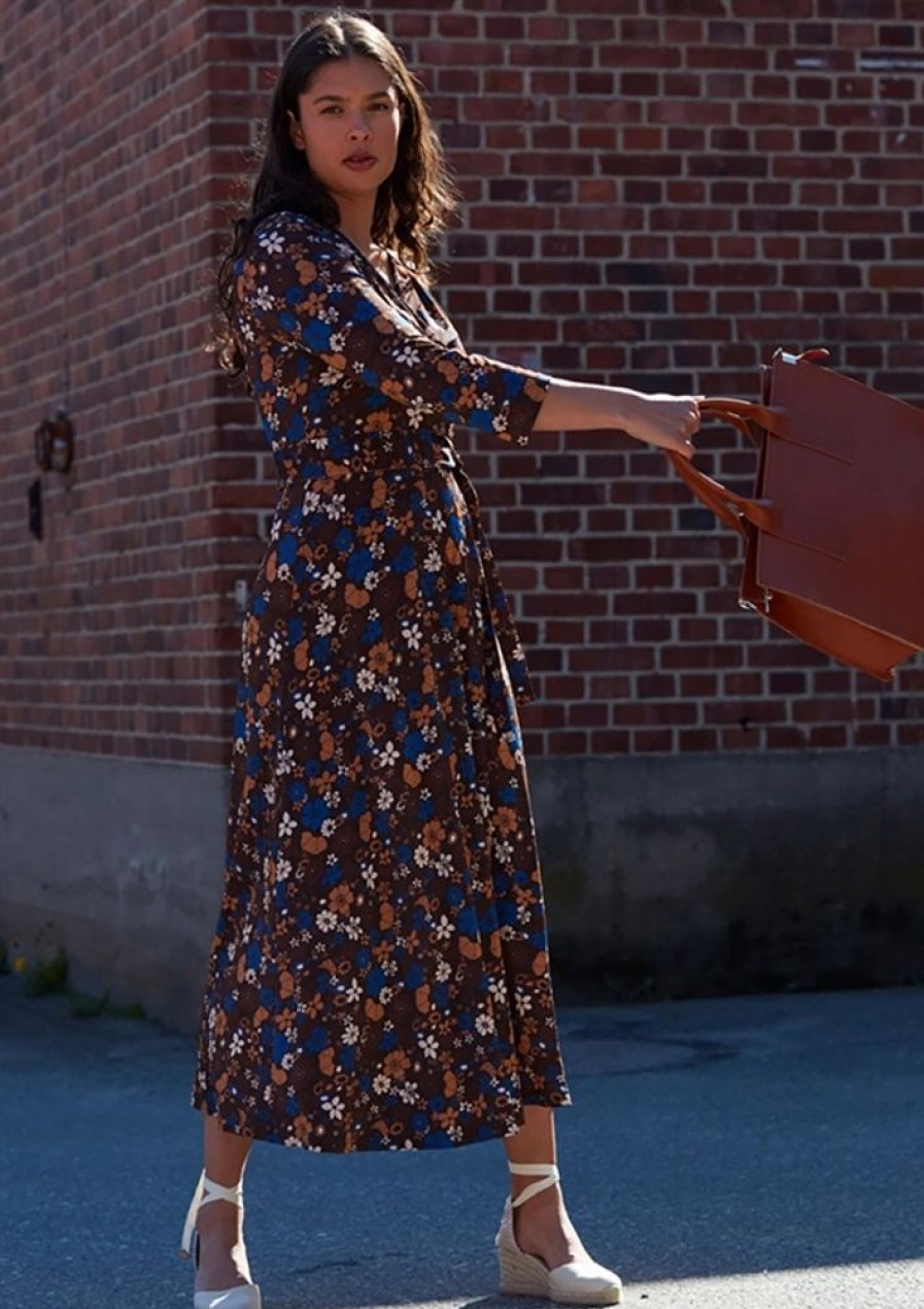 Kjoler Jumperfabriken | Jumperfabriken Kjole Isa Dress Brown