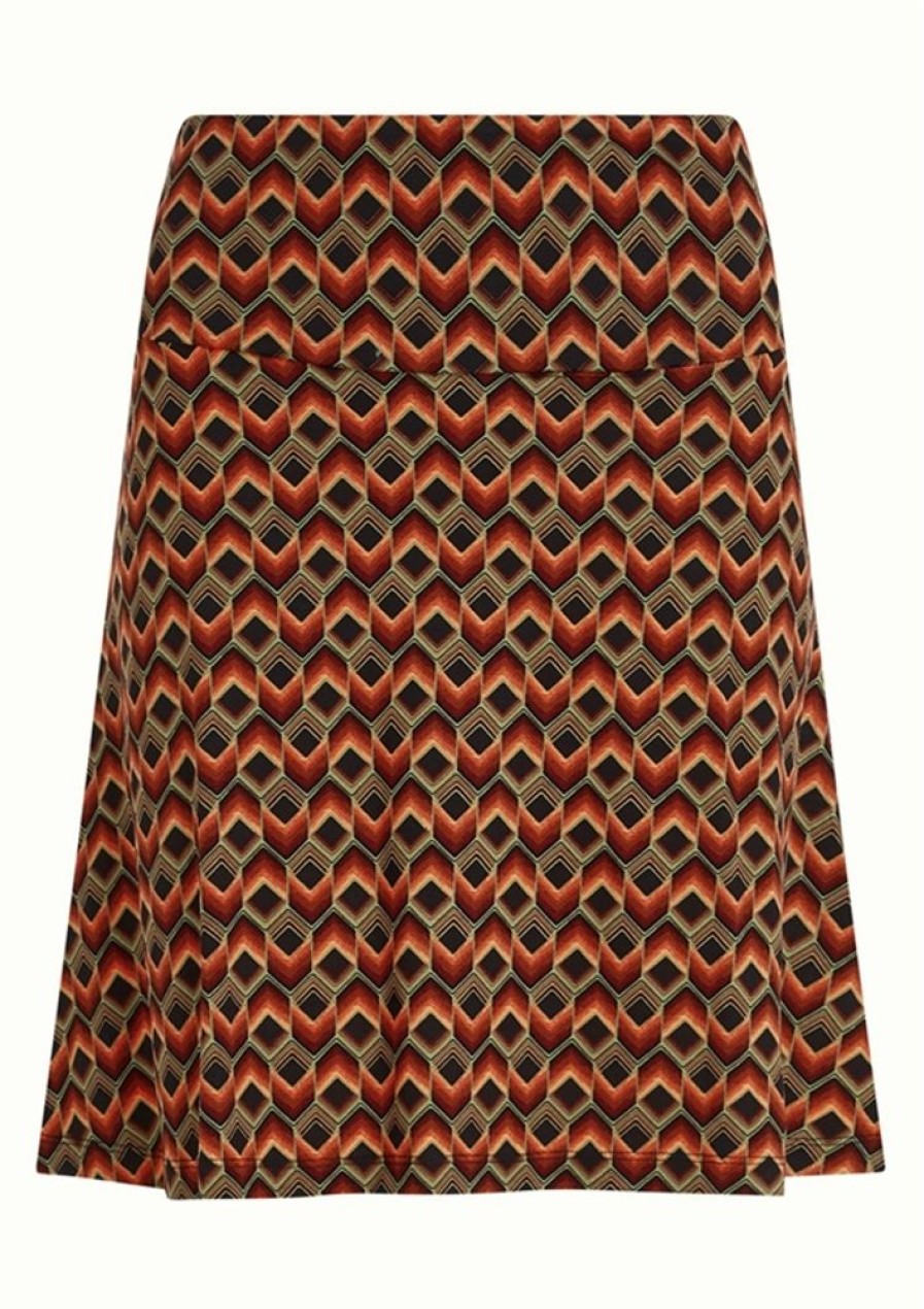 Nederdele King Louie | King Louie Nederdel Border Skirt Quentin Black