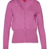 Cardigans & Strik du Milde | Du Milde Cardigan Heart Cardigan Lavender