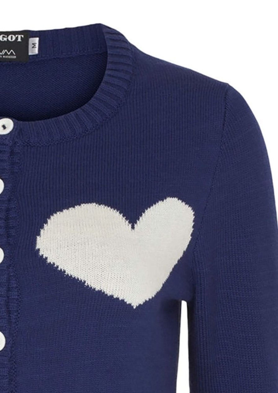 Cardigans & Strik Margot | Margot Cardigan Berry Bluelove No 1505