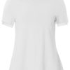 Toppe & T-Shirts du Milde | Du Milde T-Shirt Alberta Basic Short Sleeve White