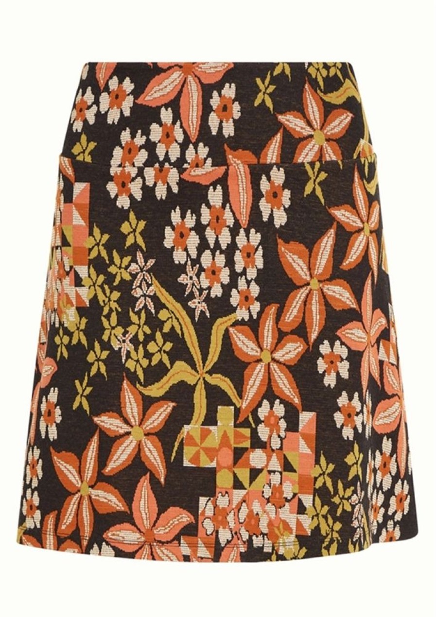 Nederdele King Louie | King Louie Nederdel Border Skirt Morgane Black