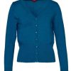 Cardigans & Strik du Milde | Du Milde Cardigan Heart Cardigan Petrol